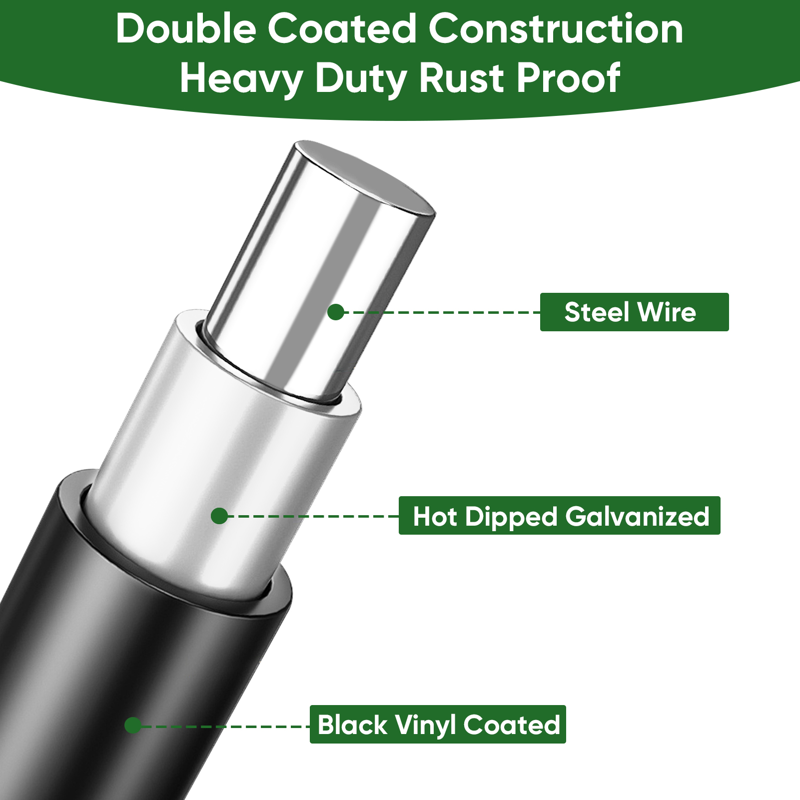 UULID black hardware cloth 1/2 inch 48 x 100 ft 19