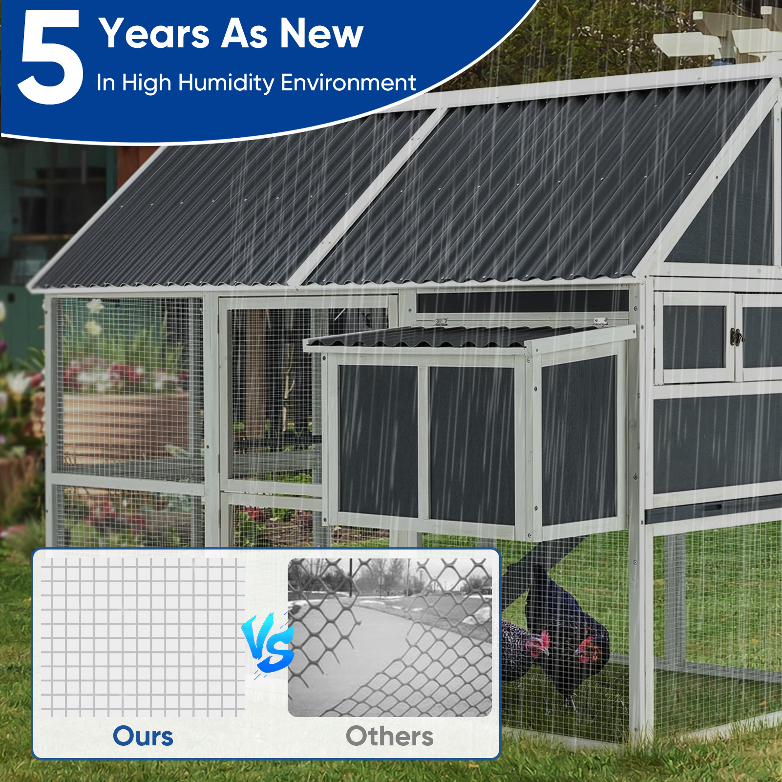 UULID Hardware Cloth 1/2 Inch 48 x 100 ft 19 gauge